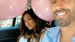 Il pancione cresce, Giorgia Palmas scherza con Magnini: “Tanto la più rotonda…”