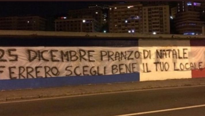 Tifosi Sampdoria-Ferrero: il Santo Natale non ha placato la contestazione