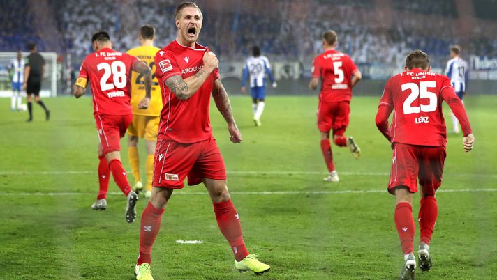 Derby choc a Berlino: la compagna e i figli di Sebastian Polter hanno rischiato la vita per i razzi Hertha