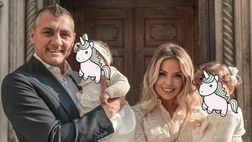 Festa in casa Vieri-Caracciolo per il battesimo della piccola Isabel