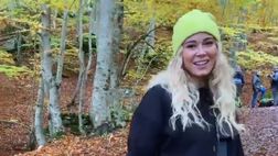 VIDEO/ Domenica all’aperto e passeggiata nel bosco per Diletta Leotta