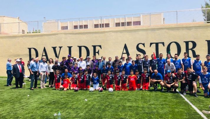 Davide Astori Playground, Betlemme incoraggia il popolo italiano: “Ci auguriamo che tutto finisca presto”