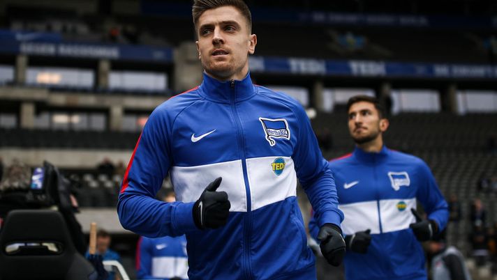 Sospiro di sollievo Piatek dopo un contagio Hertha: resta in quarantena, ma è risultato negativo al tampone