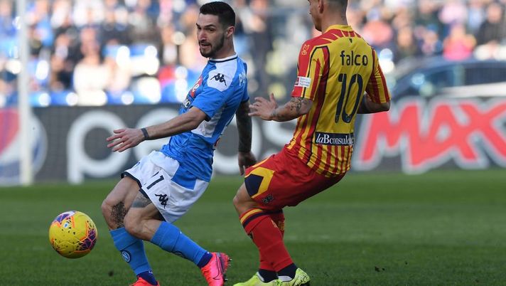Lecce, Falco celebra la vittoria del San Paolo: “Ho sentito la magia di Diego e del terreno del più grande di tutti”