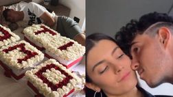 VIDEO / Bastoni e la romantica sorpresa di compleanno alla fidanzata: baci e festeggiamenti