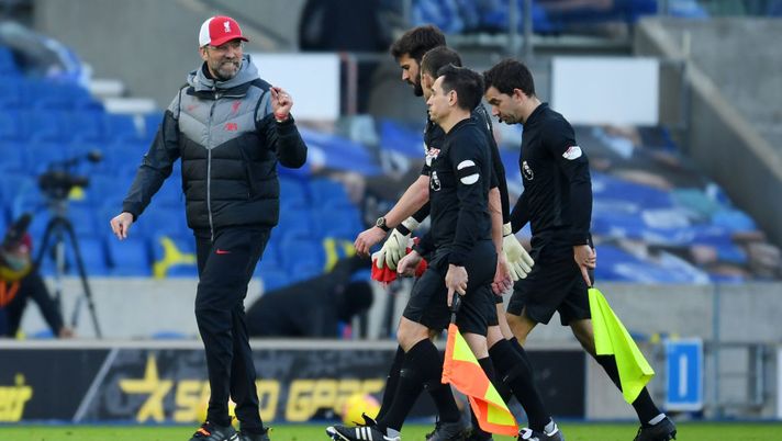 Pareggio a Brighton, Klopp contro tutti: “Infortunio di Milner colpa delle tv, complimenti allo Sheffield…”