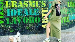 Giorgia Palmas e la Fase 2: passeggiatina tra le strade di Milano in compagnia di…