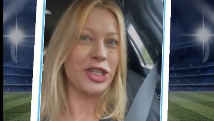 I cinque gol della Lazio hanno ridotto al minimo i veli di Anna Falchi