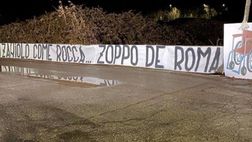 Trigoria, shock pre-derby: lo striscione su Zaniolo zoppo, il paragone con Rocca e la carrozzina!
