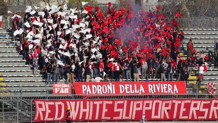 Manata sul volto dello steward: derby Rimini-Cesena, tre ultras nel mirino della Digos