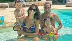 Comincia l’estate per Federica Nargi e Alessandro Matri: famiglia al completo in Puglia