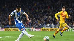 Tifoso Real, nel 2020 Wu Lei ha segnato più di Messi…e il Barcellona lo blocca su Twitter