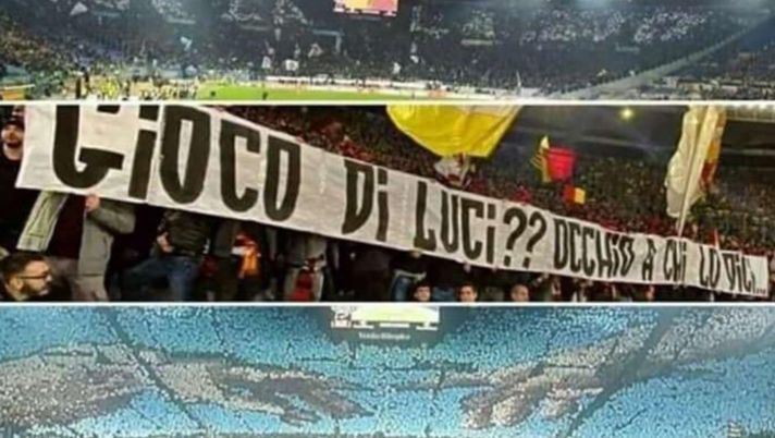 Il derby delle soffiate e la Creazione di Michelangelo: ecco come è nata la coreografia Lazio contro la Roma