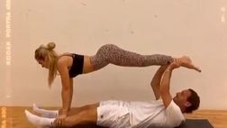 VIDEO / Totti e Ilary si allenano insieme in casa. Lei pubblica tutto sui social