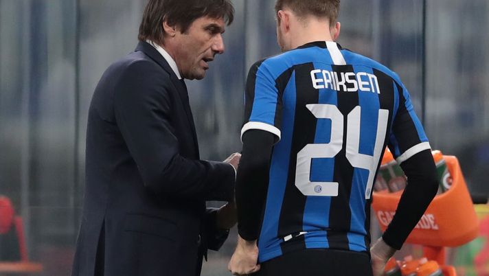 Eriksen catapultato in campo, Conte: “Vede il gioco ed è intelligente, mercato funzionale”