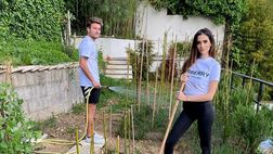 Immobile e la sua Jessica si trasformano in contadini: “Il nostro orticello in quarantena”