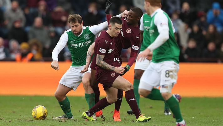 Hearts retrocessi ma torna il derby di Edimburgo: semifinale di coppa di Scozia, Stubbs “Gli Hibs non hanno più paura”