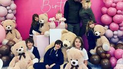 Compleanno in famiglia per Wanda Nara: parete esagerata di palloncini per l’argentina