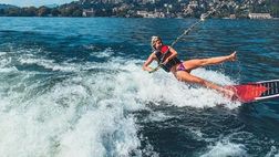 Diletta Leotta, prima lezione di wake surf va… così così: “Promossa?”