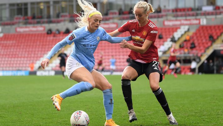 Femminile, Manchester derby da urlo: sotto di 2 reti le Red Devils rimontano e sfiorano la vittoria