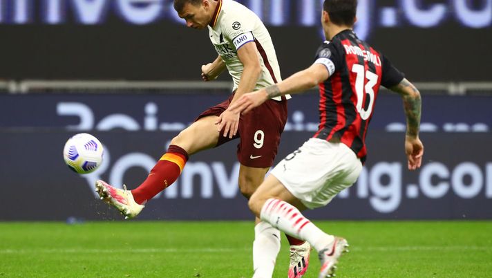 A San Siro finisce in parità Milan-Roma: quasi sette anni dopo l’ultima volta, sempre di lunedì sera…