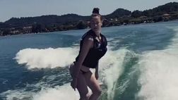 VIDEO / Francesca Fioretti sprinta sul lago: “Io un essere libero”