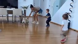 VIDEO/ Inter, i figli di D’Ambrosio ‘invadono’ casa Martinez