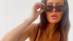 Natalie Weber da urlo in intimo nero: le curve di lady Zarate infiammano i social