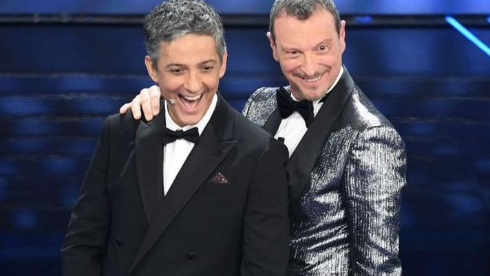 E’ derby a Sanremo: la “volata” dell’interista Amadeus, le “pappine” del milanista Paolo Jannacci