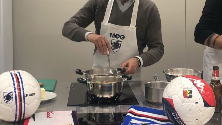 Genovesità ai fornelli: il derby Genoa-Samp delle glorie e degli chef è finito in parità