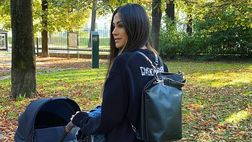 Giorgia Palmas a spasso con la piccola Mia: “Un autunno indimenticabile”