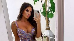 Floriana Messina, decollete esplosivo: il vestito fatica a contenere le sue forme