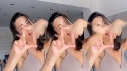 Un video su Tik Tok e Federica Nargi torna velina per qualche secondo