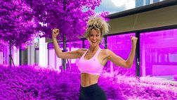 Diletta Leotta, il workout si fa… viola! La conduttrice mostra così il suo fisico atletico