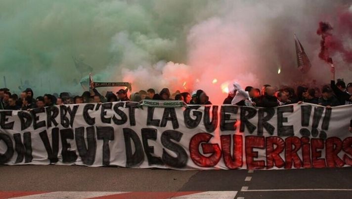 Al St-Etienne sconfitto “fischiano le orecchie”, i tifosi Fanatics: “Domenica c’è il derby, non accetteremo la sconfitta….”