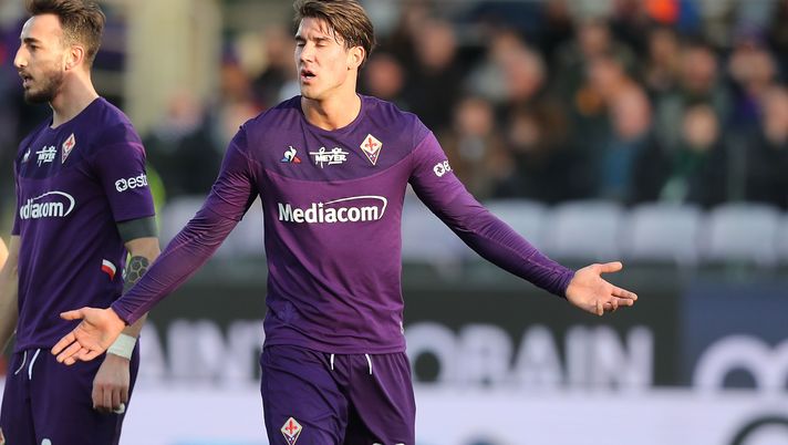Il mio amore è il pallone: viola, Vlahovic ha dedicato alla sfera della sua vita la festa di San Valentino