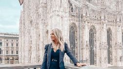 Agustina Gandolfo si gode una giornata milanese: ecco lo scatto con vista Duomo