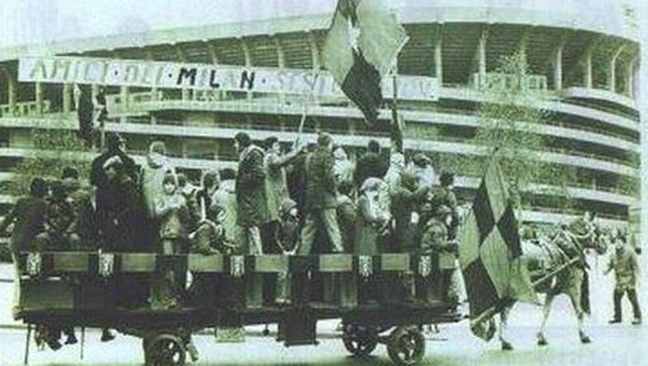Milano deserta e senza auto: come nel derby del 1973, quando si andava allo stadio con carretto e cavallo…