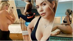 VIDEO / Wanda Nara, allenamento in casa e pause hot davanti allo specchio