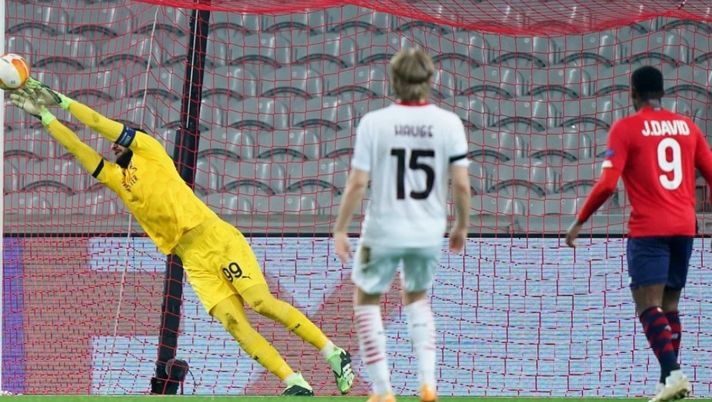 Europa League, le mani di Donnarumma sul destino del Milan