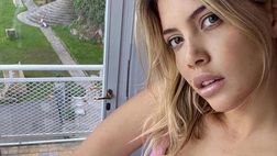 Wanda Nara stanca dopo l’allenamento: il decolleté da paura accende la fantasia