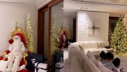 VIDEO / Il Natale a casa di Cristiano Ronaldo è magico: tour di Georgina per i follower