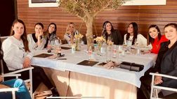 Pizza e tifo per le wags della Roma: da Amra Dzeko a Veronica Pellegrini, tutte a casa Cristante