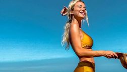 Diletta, gita sull’Etna. La Leotta si gode la natura: “La nostra terra è magica”