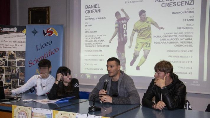 La Cremonese contro il bullismo, Daniel Ciofani: “Non c’è niente da ridere, bisogna combattere”