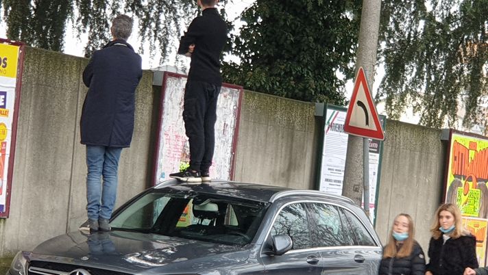 In piedi sul tetto e sul cofano dell’auto per il derby dell’Altomilanese: manita Castellanzese contro il Legnano